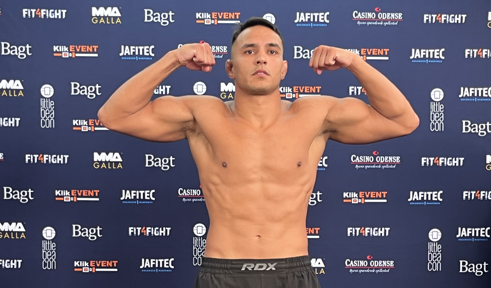 MMA GALLA vol. 32: Pro-fighter var 100 gram for tung – klarede vægt i anden forsøg