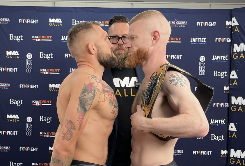 Stort billedgalleri: Danske champs vejet ind og klar til MMA GALLA-titelforsvar
